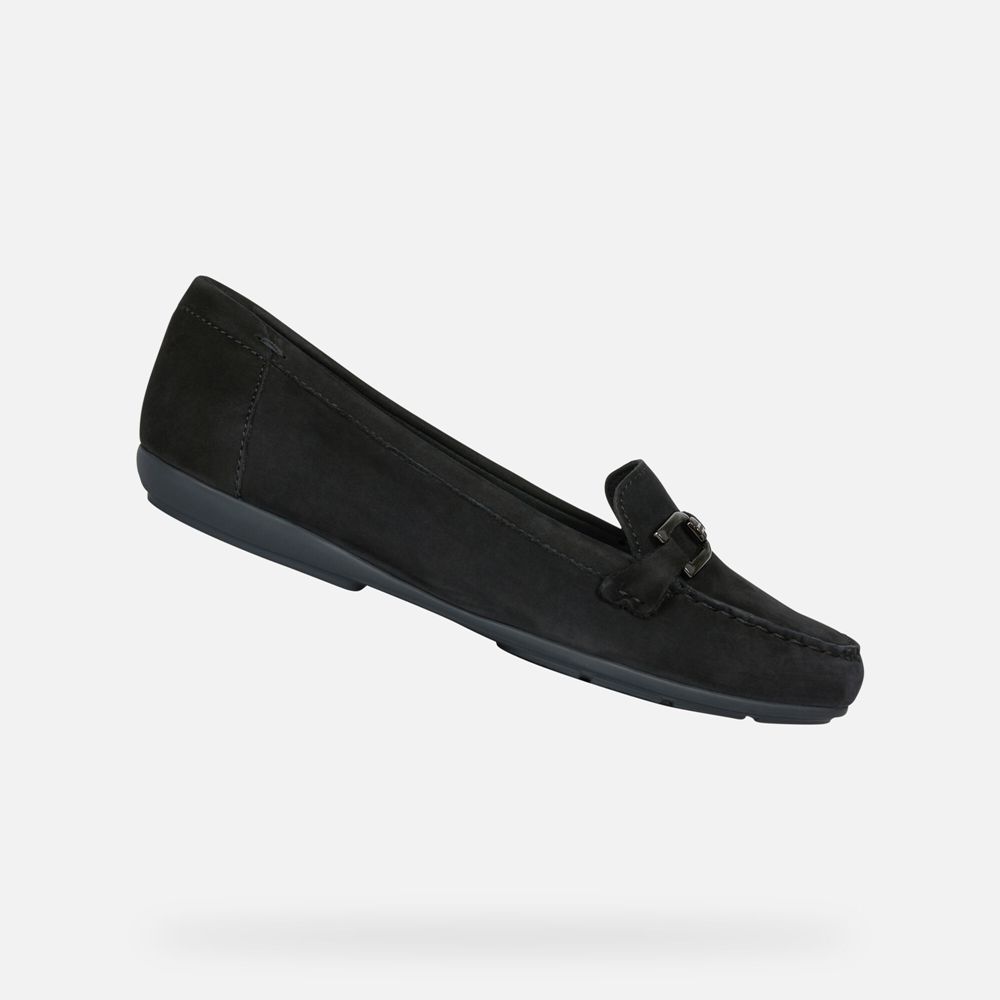 Geox Bayan Loafers Siyah - Annytah - DSG-367589